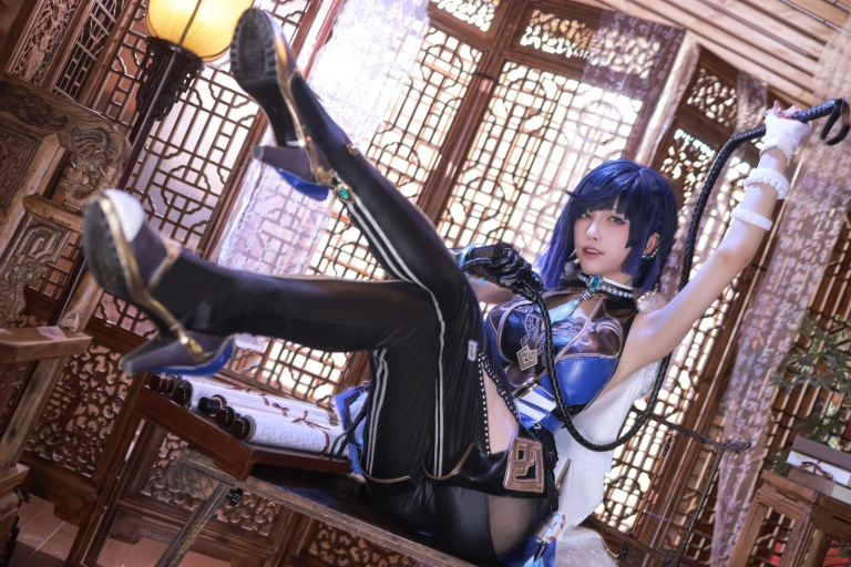 水淼Aqua《原神 夜阑》主题写真：97张全套美图