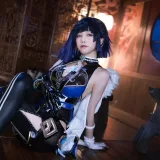 水淼Aqua《原神 夜阑》主题写真：97张全套美图