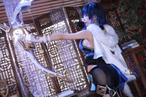 水淼Aqua《原神 夜阑》主题写真：97张全套美图