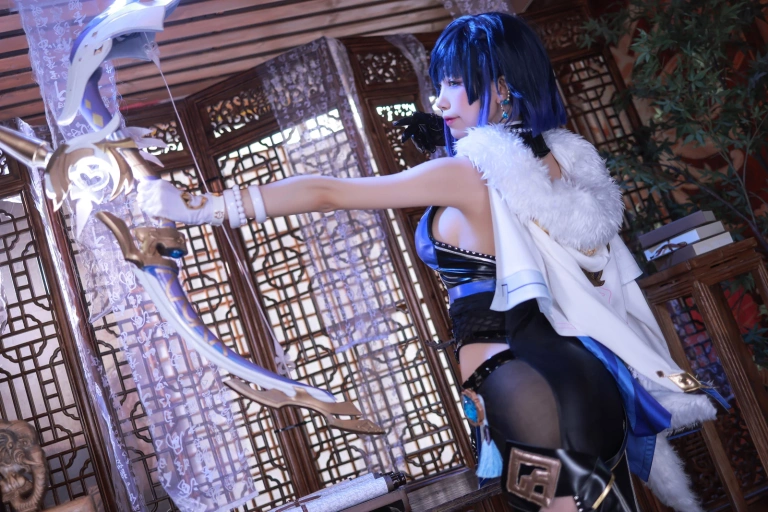 水淼Aqua《原神 夜阑》主题写真：97张全套美图