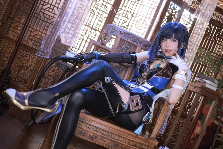 水淼Aqua《原神 夜阑》主题写真：97张全套美图