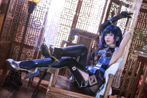 水淼Aqua《原神 夜阑》主题写真：97张全套美图