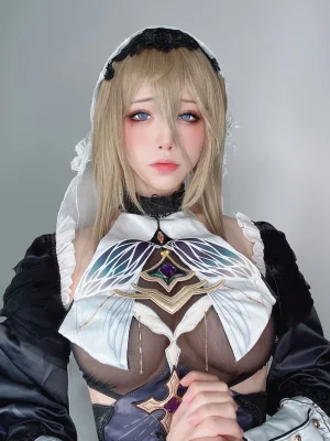 水淼Aqua《崩坏3 阿波尼亚》主题写真：31张全套美图