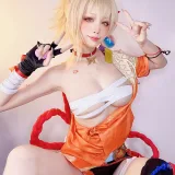 水淼Aqua《稻妻 宵宫 自拍》主题写真：18张全套美图
