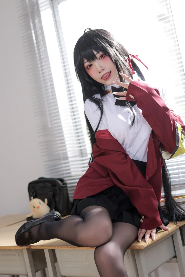 水淼Aqua《JK大凤》主题写真：71张全套美图