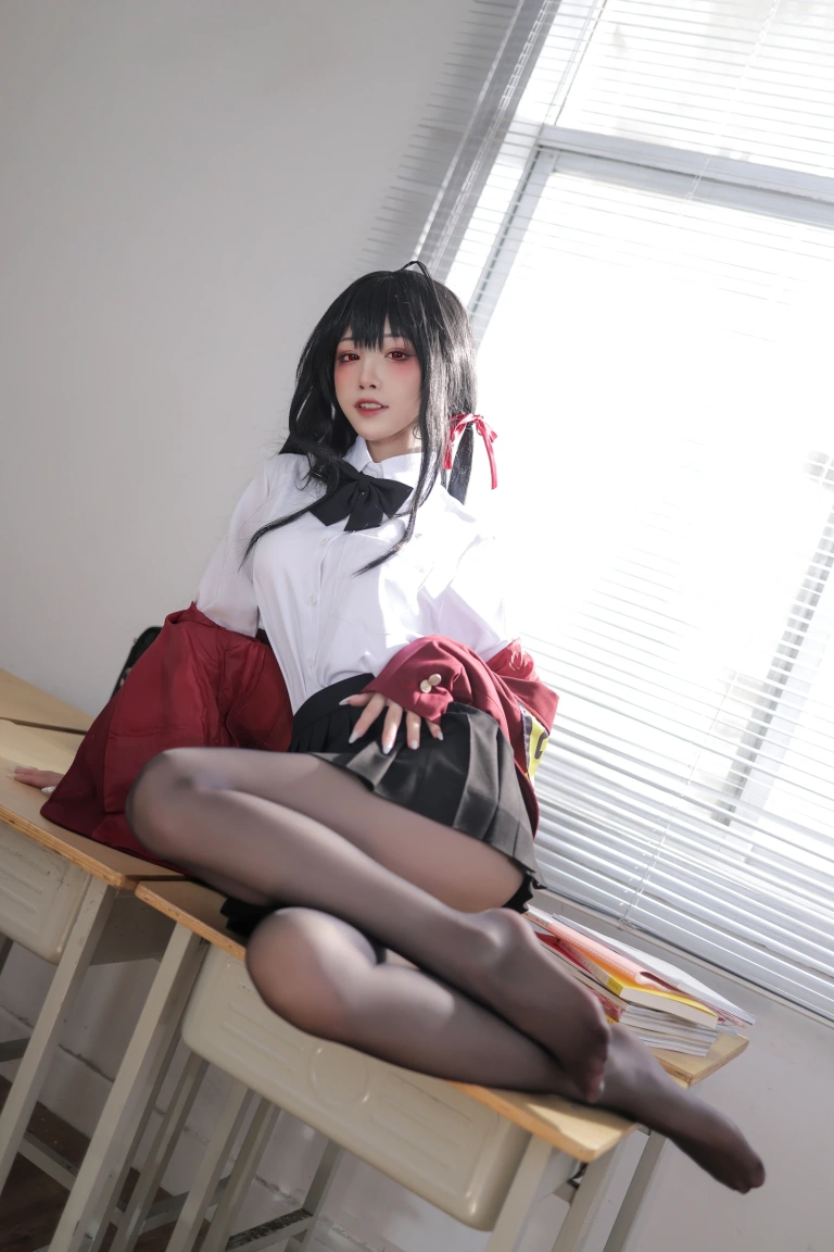 水淼Aqua《JK大凤》主题写真：71张全套美图