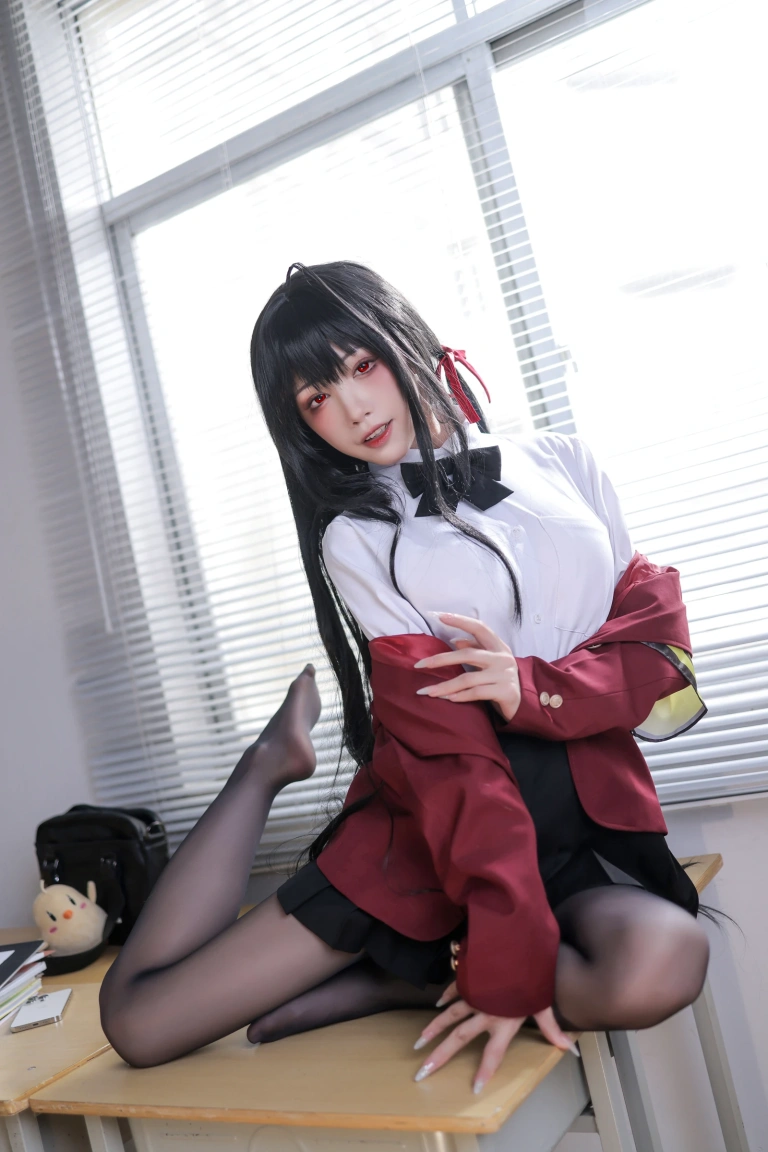 水淼Aqua《JK大凤》主题写真：71张全套美图