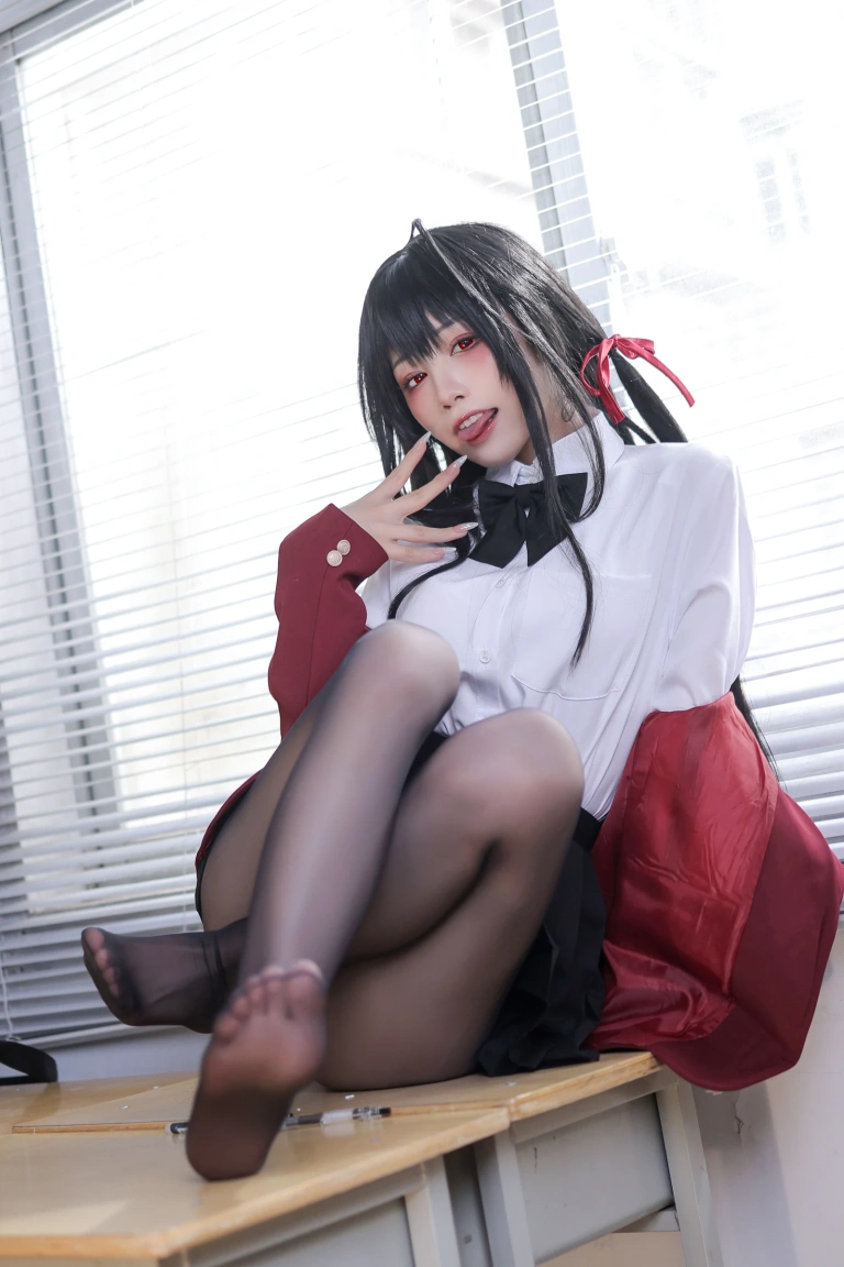 水淼Aqua《JK大凤》主题写真：71张全套美图