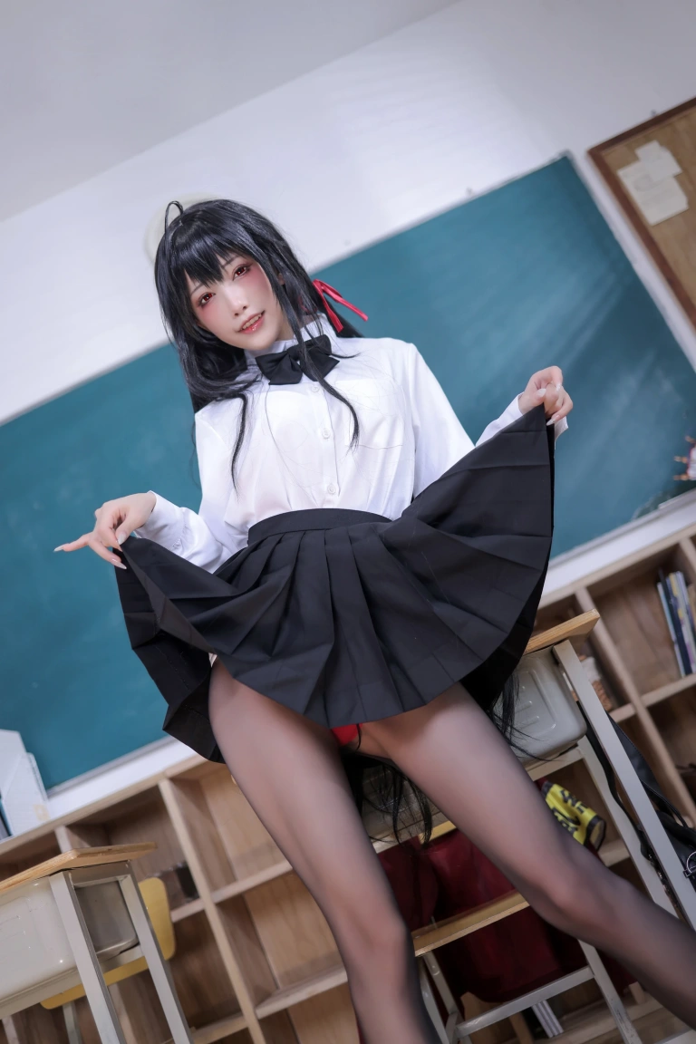 水淼Aqua《JK大凤》主题写真：71张全套美图