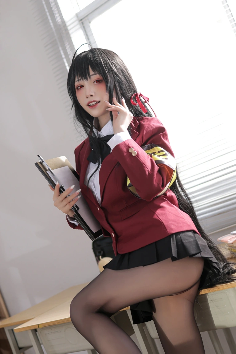 水淼Aqua《JK大凤》主题写真：71张全套美图