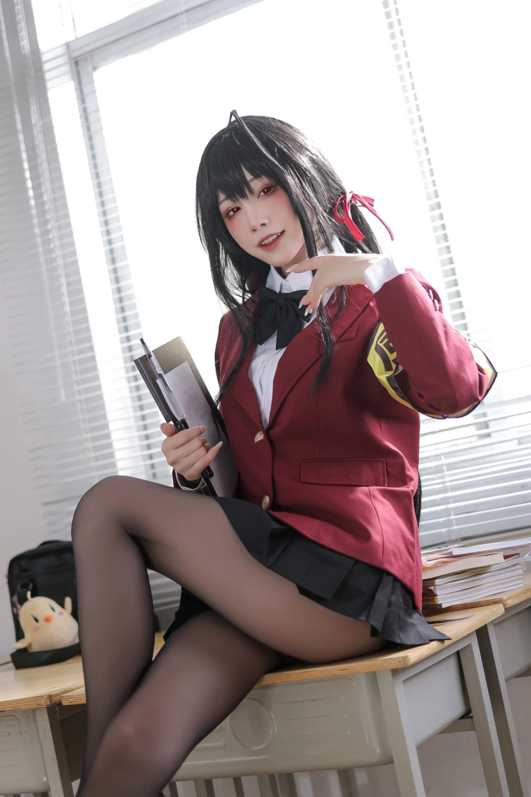 水淼Aqua《JK大凤》主题写真：71张全套美图