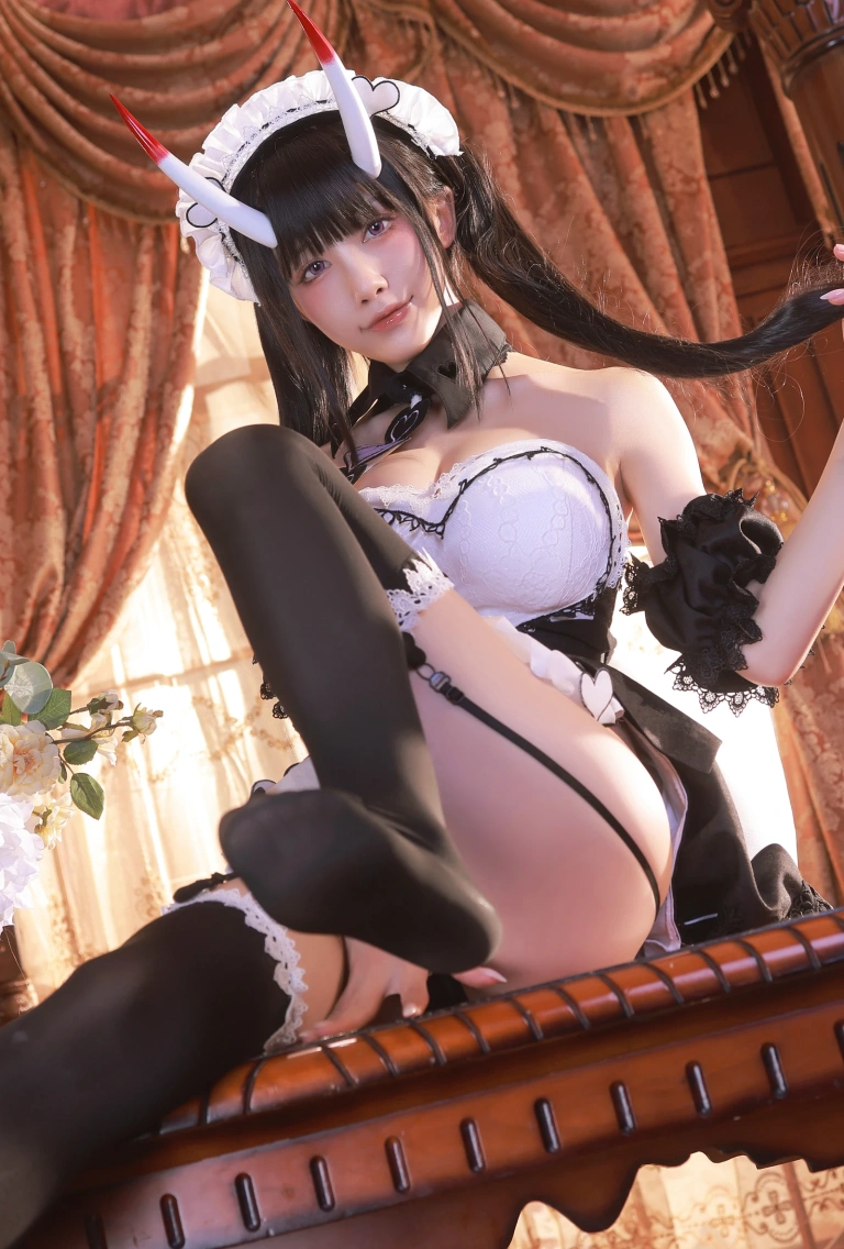 水淼Aqua《能代女仆》主题写真：61张全套美图