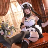 水淼Aqua《能代女仆》主题写真：61张全套美图
