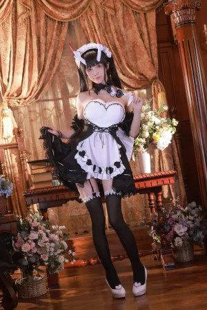 水淼Aqua《能代女仆》主题写真：61张全套美图