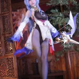 水淼Aqua《原神 甘雨》主题写真：122张全套美图