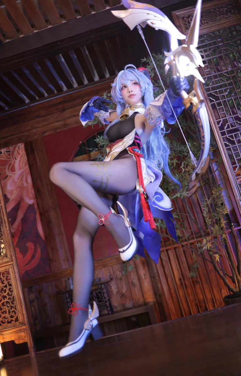 水淼Aqua《原神 甘雨》主题写真：122张全套美图