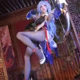 水淼Aqua《原神 甘雨》主题写真：122张全套美图