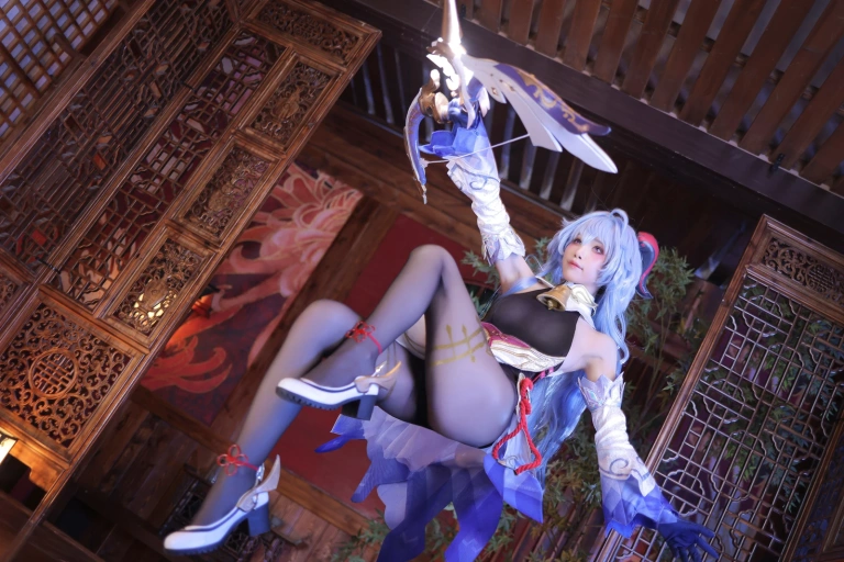 水淼Aqua《原神 甘雨》主题写真：122张全套美图