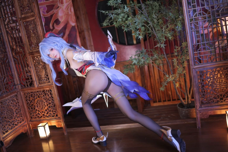 水淼Aqua《原神 甘雨》主题写真：122张全套美图