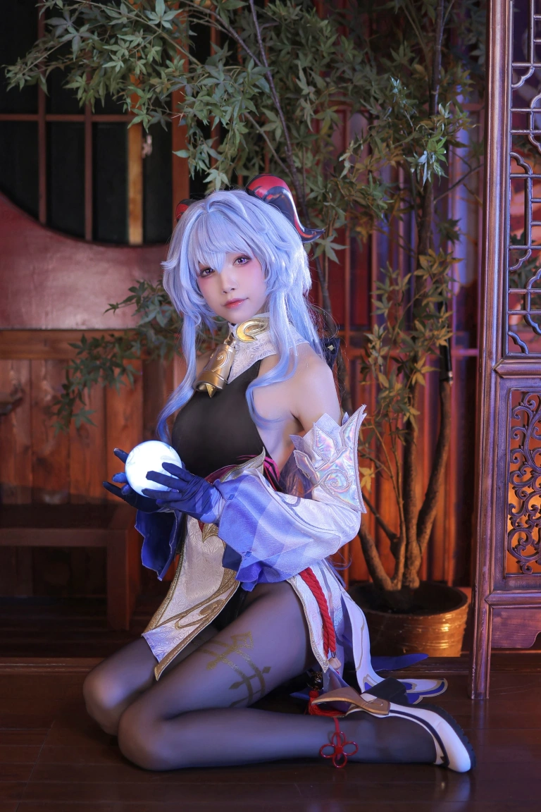 水淼Aqua《原神 甘雨》主题写真：122张全套美图