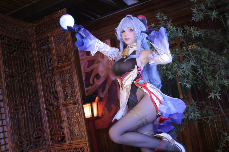 水淼Aqua《原神 甘雨》主题写真：122张全套美图