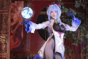水淼Aqua《原神 甘雨》主题写真：122张全套美图