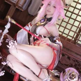 水淼Aqua《八重神子（新）》主题写真：93张全套美图