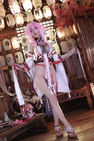 水淼Aqua《八重神子（新）》主题写真：93张全套美图