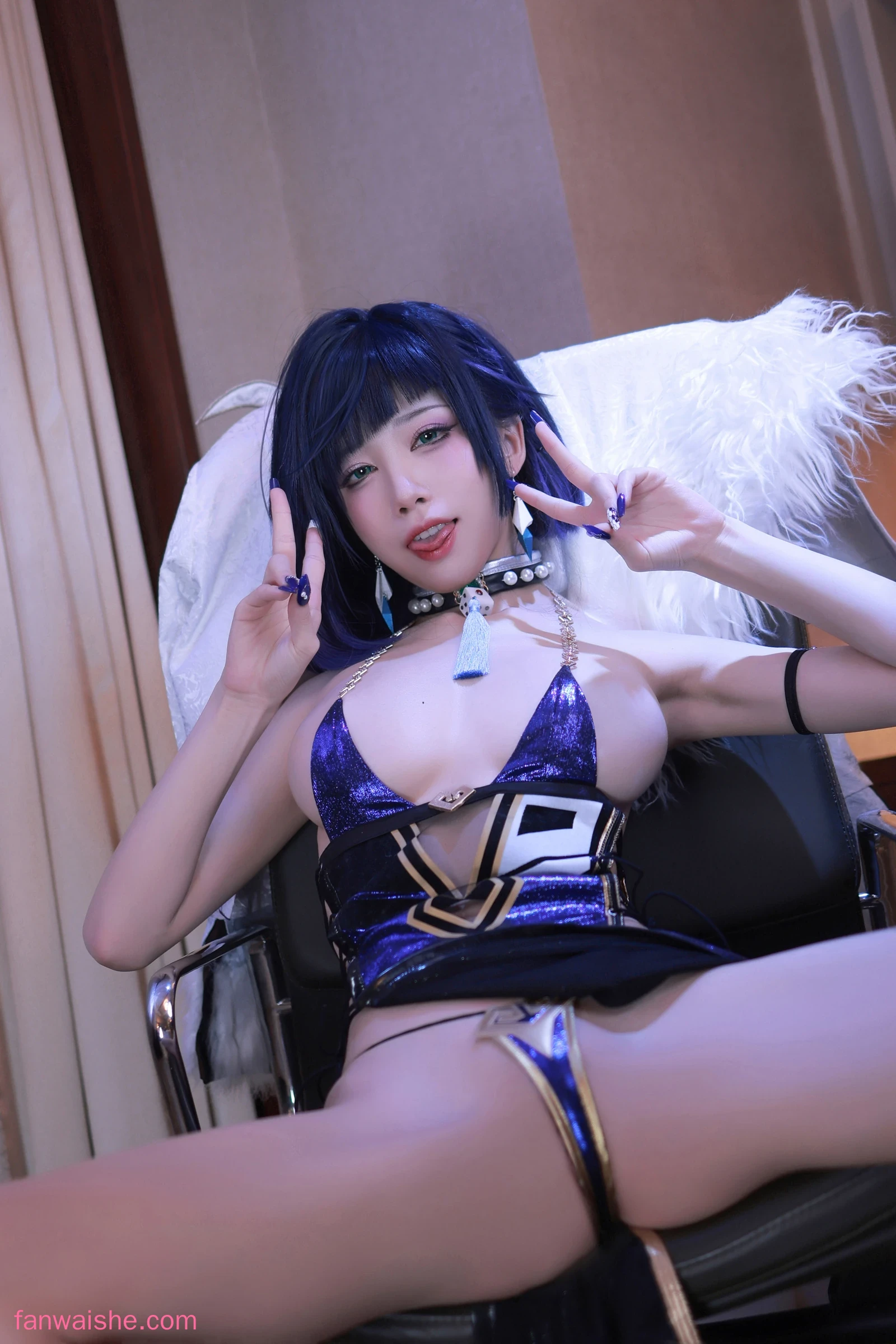 水淼Aqua 水淼Aqua NO.143 - 夜阑同人礼服+自拍