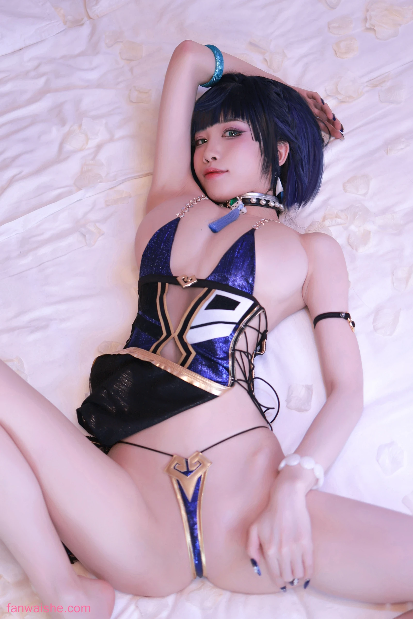 水淼Aqua 水淼Aqua NO.143 - 夜阑同人礼服+自拍