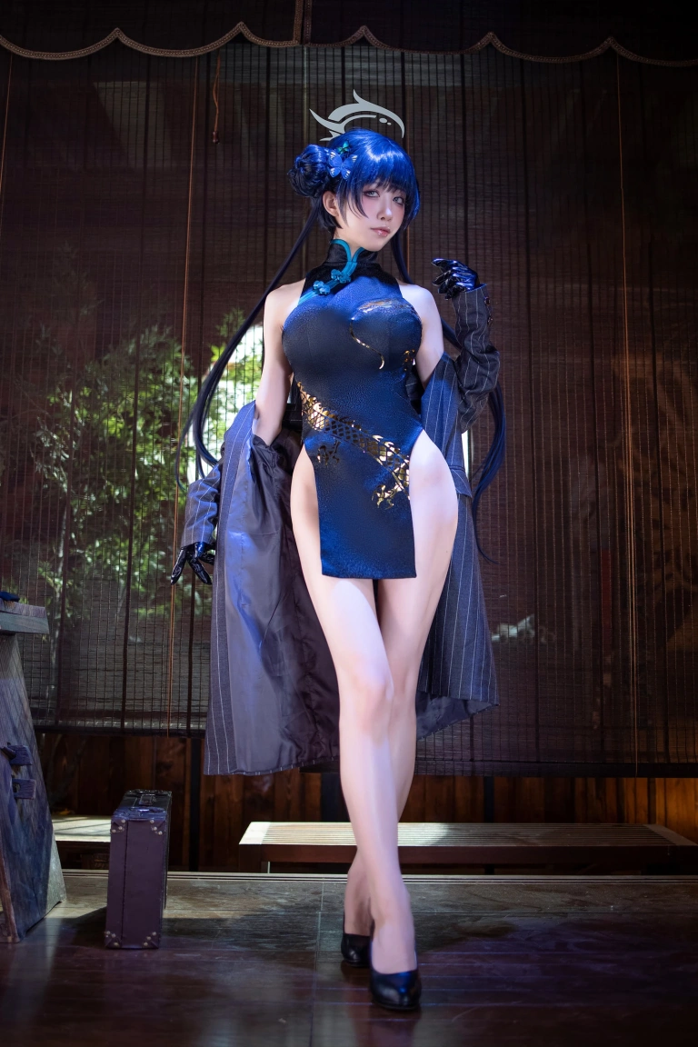 水淼Aqua《碧蓝档案 妃咲》主题写真：89张全套美图