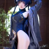 水淼Aqua《碧蓝档案 妃咲》主题写真：89张全套美图