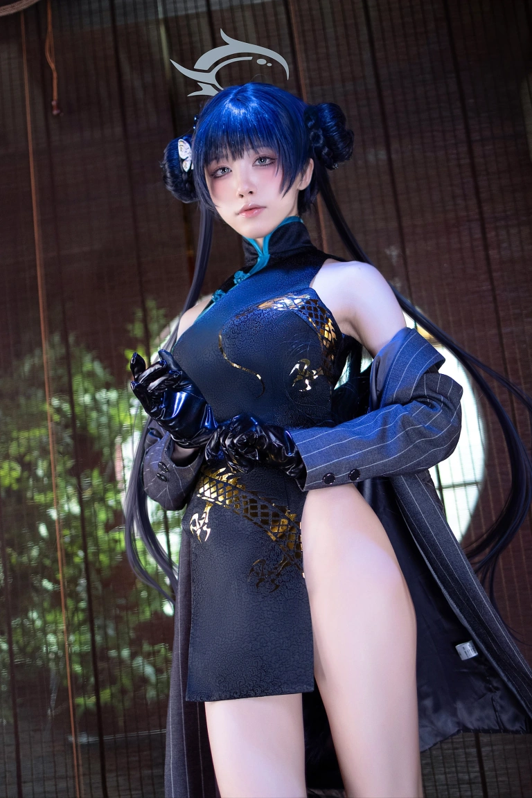 水淼Aqua《碧蓝档案 妃咲》主题写真：89张全套美图