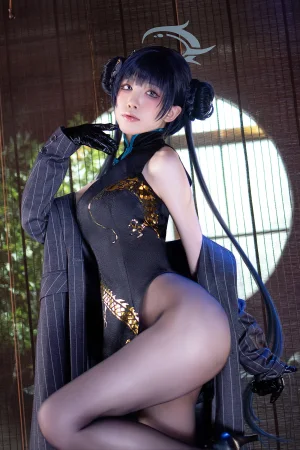 水淼Aqua《碧蓝档案 妃咲》主题写真：89张全套美图