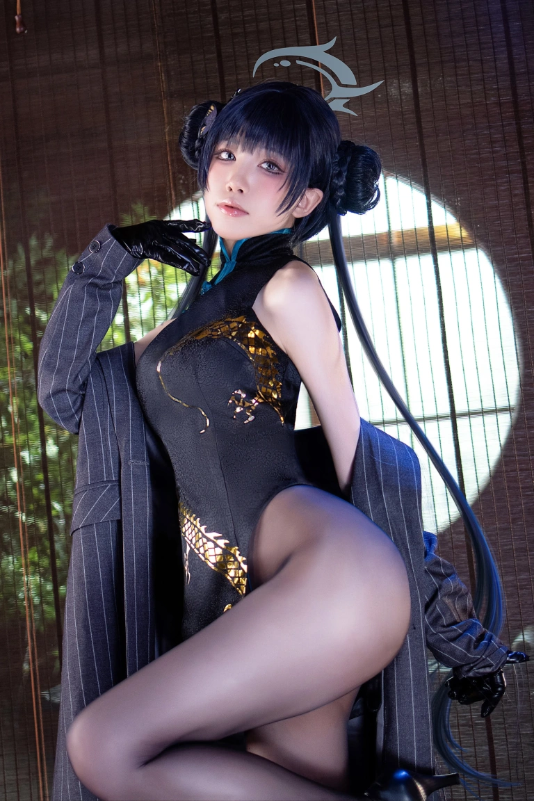 水淼Aqua《碧蓝档案 妃咲》主题写真：89张全套美图