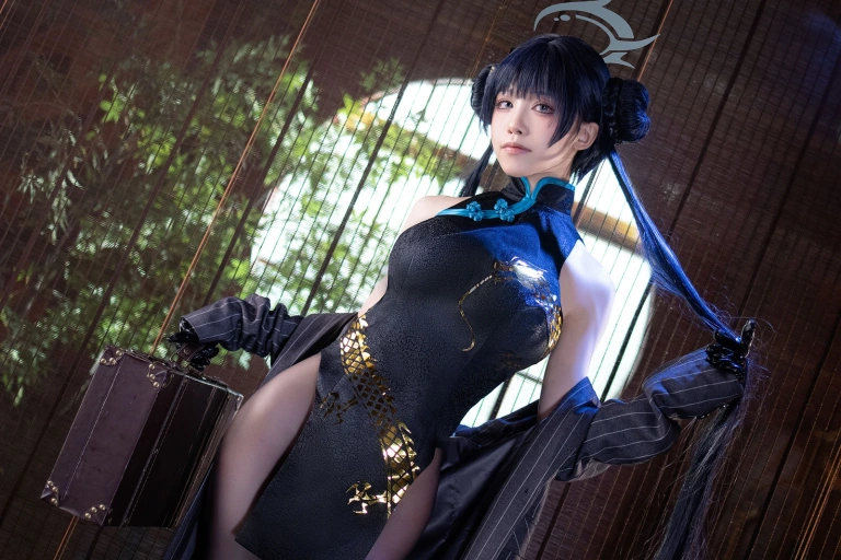 水淼Aqua《碧蓝档案 妃咲》主题写真：89张全套美图