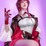 水淼Aqua《Fantia 2023年06月会员订阅 カフカ🕸️ 卡芙卡》主题写真：16张全套美图