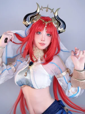 水淼Aqua《Fantia 2023年07月会员订阅 原神 🏵️ニィロウ🏵️》主题写真：26张全套美图