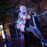水淼Aqua《申鹤旗袍》主题写真：91张全套美图