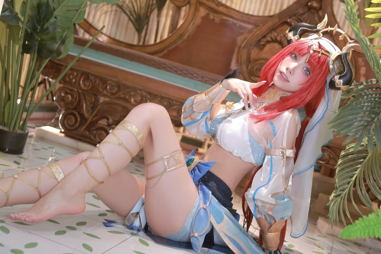 水淼Aqua《原神 ニィロウ 妮露》主题写真：97张全套美图