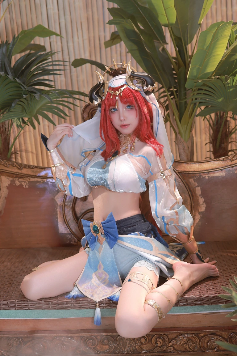 水淼Aqua《原神 ニィロウ 妮露》主题写真：97张全套美图