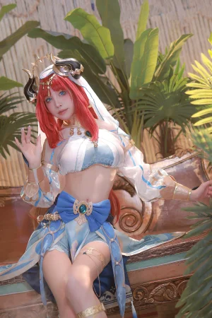 水淼Aqua《原神 ニィロウ 妮露》主题写真：97张全套美图