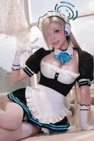 水淼Aqua《一之濑明日奈 女仆》主题写真：155张全套美图
