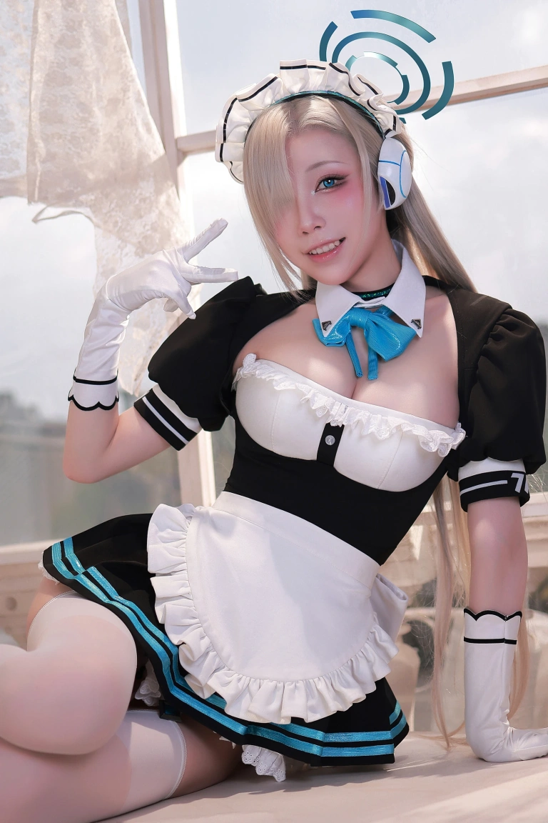 水淼Aqua《一之濑明日奈 女仆》主题写真：155张全套美图