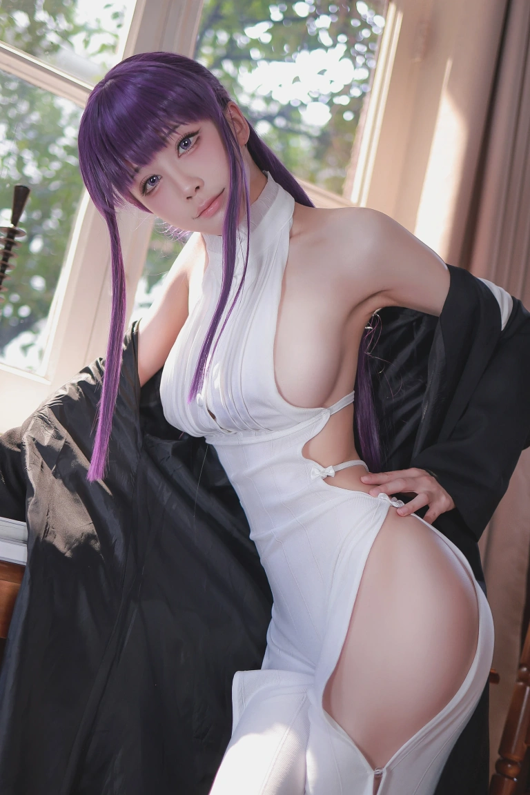 水淼Aqua《葬送のフリーレン フェルン コスプレ》主题写真：129张全套美图