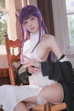 水淼Aqua《葬送のフリーレン フェルン コスプレ》主题写真：129张全套美图