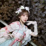 水淼Aqua《Fantia 2024年04月 桜が満開🌸》主题写真：17张全套美图