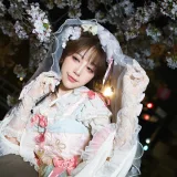 水淼Aqua《Fantia 2024年04月 桜が満開🌸》主题写真：17张全套美图