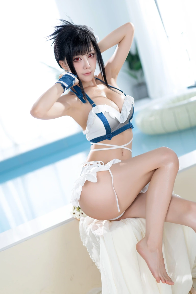 水淼Aqua《ファイナルファンタジーVII ティファ・ロックハート》主题写真：81张全套美图