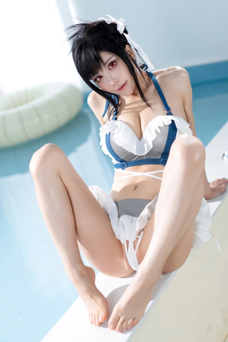 水淼Aqua《ファイナルファンタジーVII ティファ・ロックハート》主题写真：81张全套美图